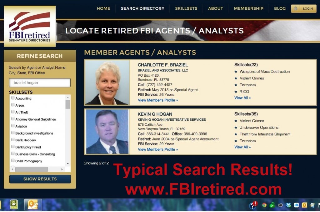 RETIRED FBI AGENTS GET EMPLOYMENT WITH PROFILE VIEWS Official retired-fbi-agents-get-employment-with-profile-views-official